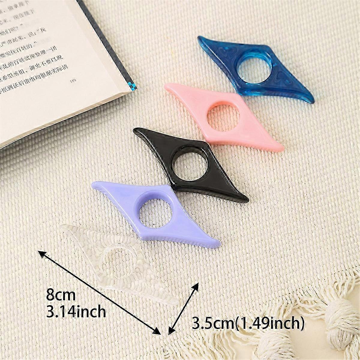 5Pcs Book Page Holder, Handmade Thumb Book Page Holder for Book Lover