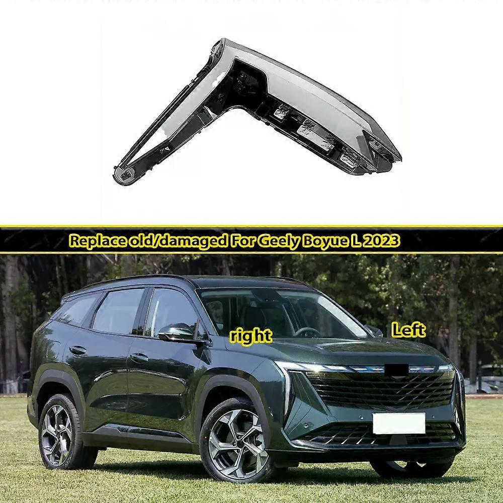 For Geely Boyue L 2023 Headlight Cover Lens Transparent Lamp Shell Lampcover Plexiglass Replace The Original Lampshade