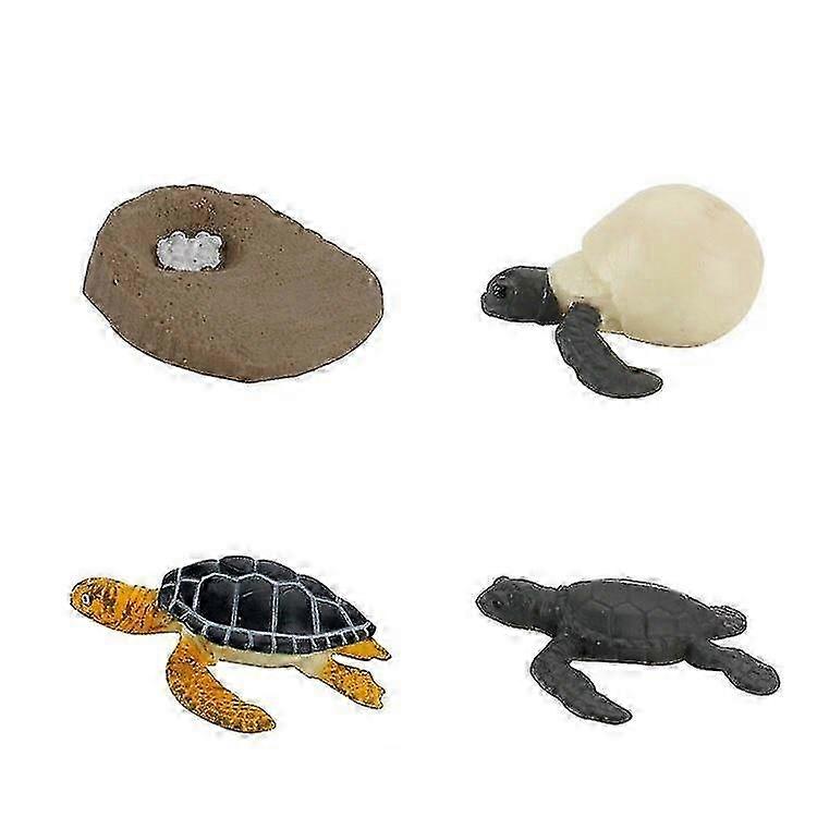 Sea Turtle Animals Miniature Figurines Model, Creatures Toy Figurin...