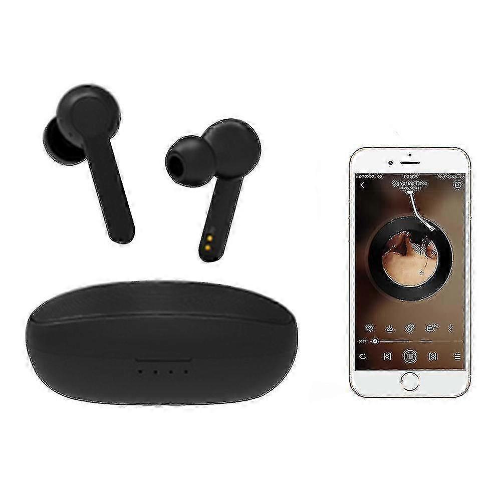 Bluetooth 5.0 True Wireless Earbuds With Charging Case