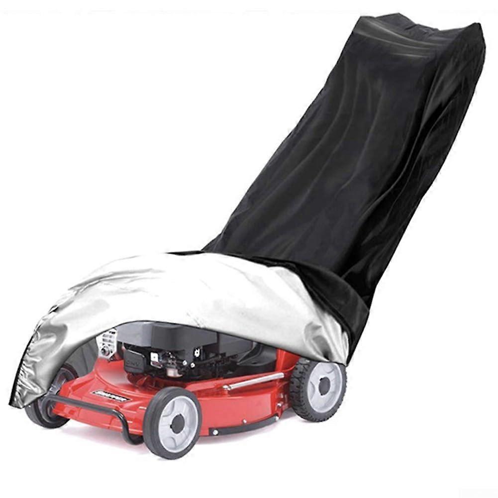 Push Mower Cover 210D Fabric Weatherproof AllWeather Protection For Push Lawn Mowers
