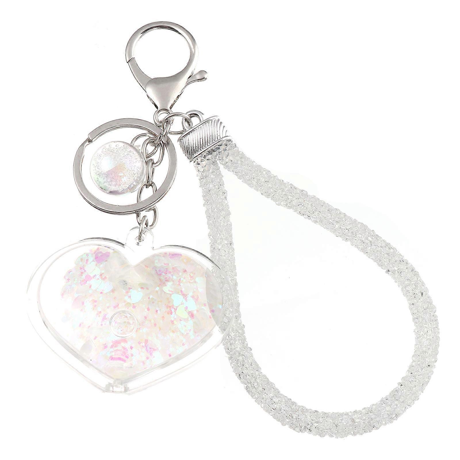 It looks like you're describing or trying to create a product listing for a **heart shaped keychain**! Here's a polished and professional product