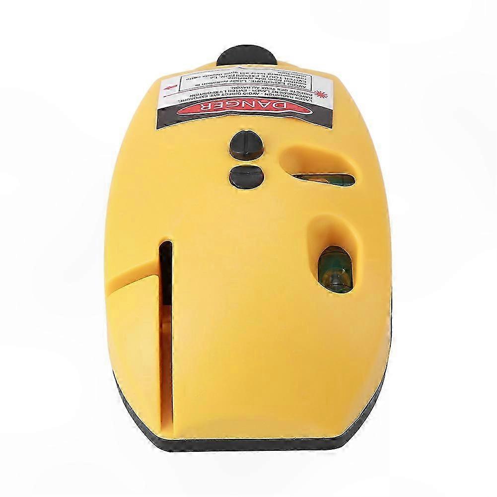 2-Line Laser Level Tool for Vertical and Horizontal Alignment, Yellow