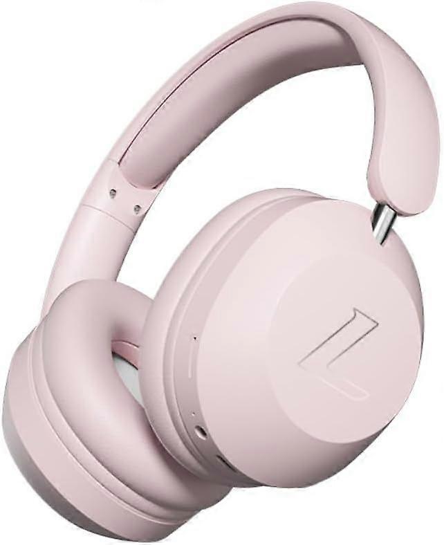 Wireless Headphones HiFi Stereo With Microphone Foldable Noise Cancelling Low Latency Rotatable(Pink)