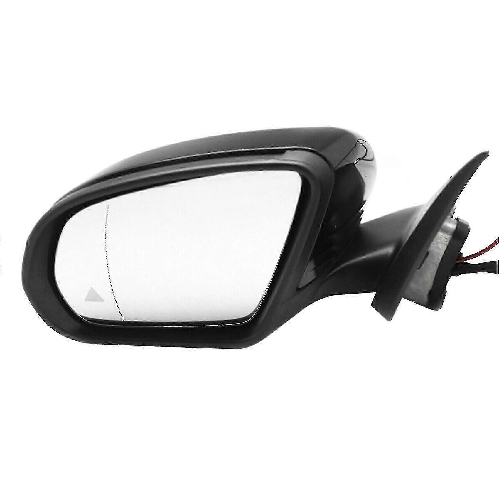 Blind Spot For W205 C300 C260 C250 C200 C180 2014-2020 Left Side Rear View Mirror Assembly Black