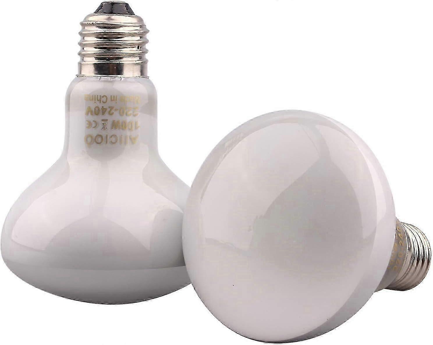 赤外線電球 - 爬虫類と両生類のためのペットライトレッドヒートランプ、100wパック、ホワイト