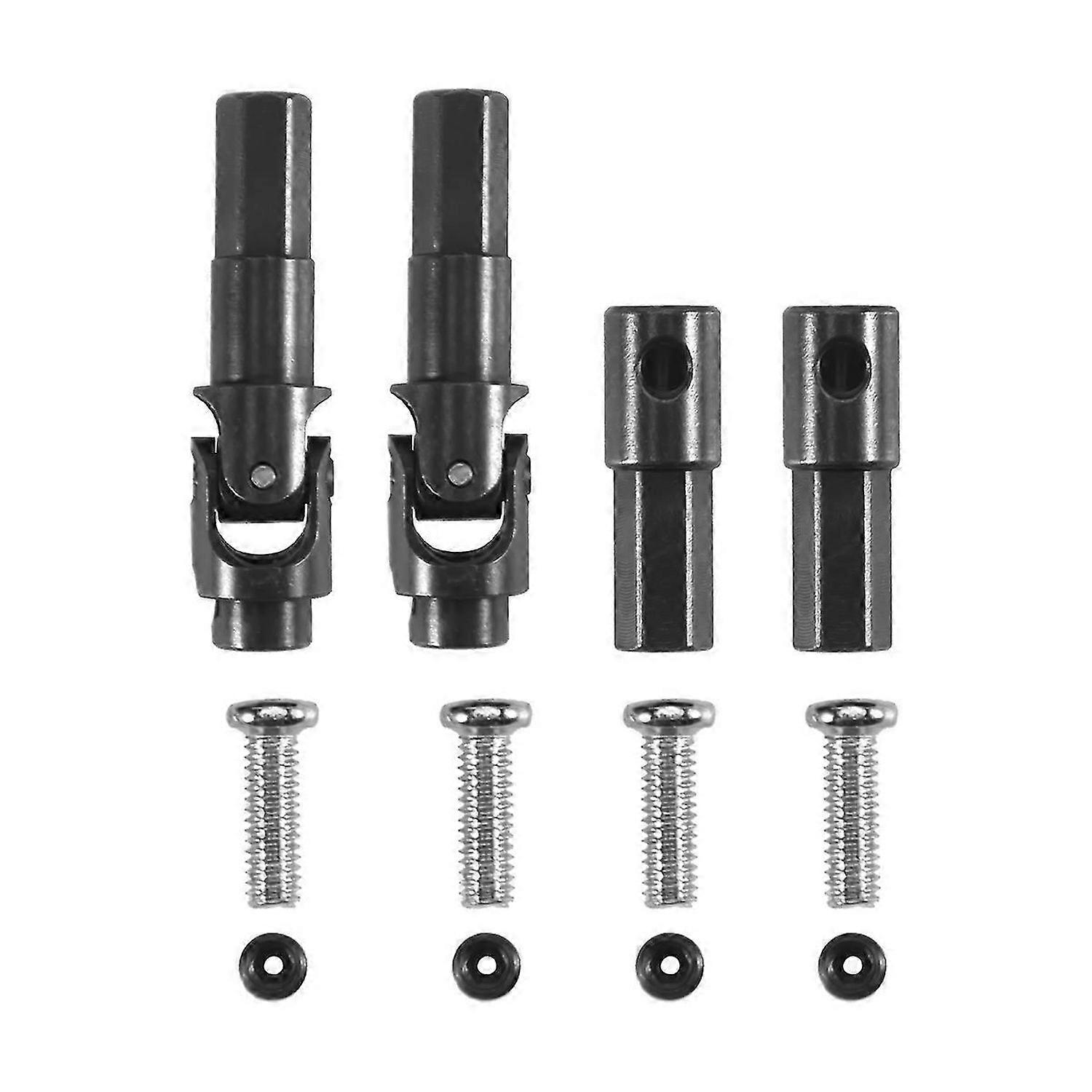 4 Pcs Metal Front Rear Axle Shaft for C14 C24 B14 MN D90 RC Car