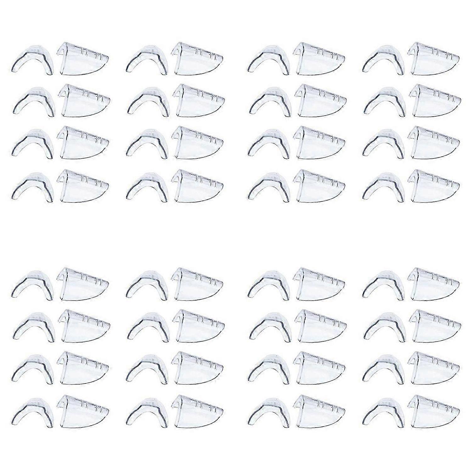 8 Pairs Safety Eye Glasses Side, Slip on Clear Side Shield