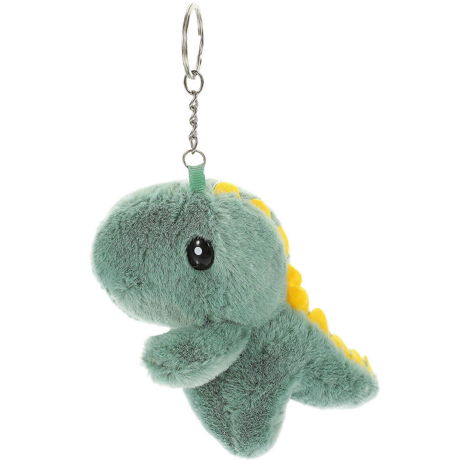 Stuffed Dinosaur Keychain Plush for Hanging 4Pcs Adorable Key Ring Collection