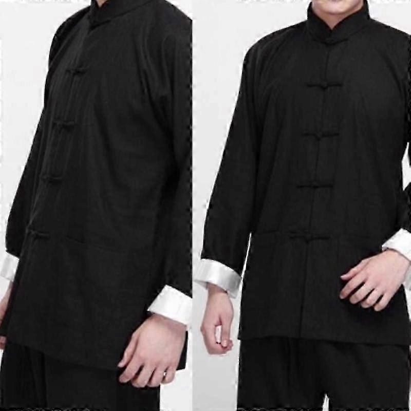 Kung Fu Kampsport Uniform Linned Materiale M/L/XL/2XL/3XL Tai Chi Træningsdragt