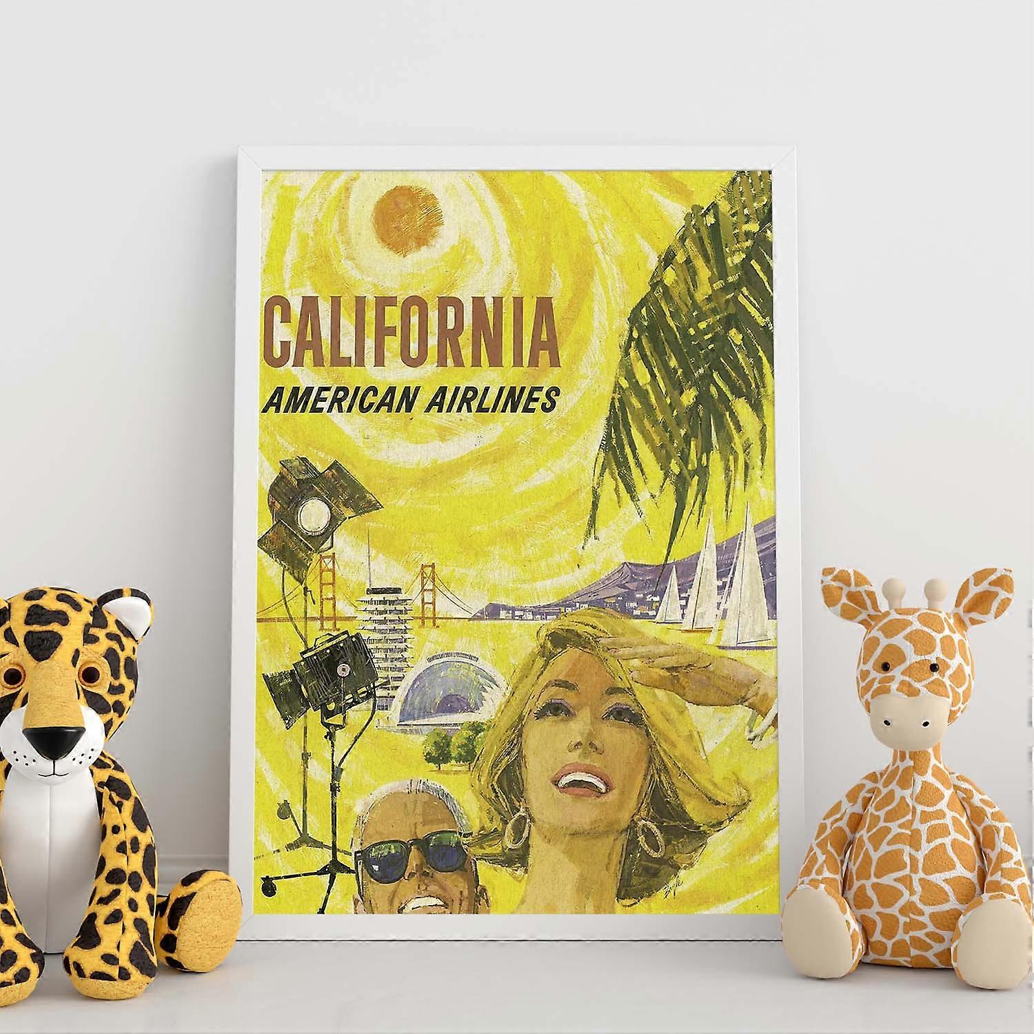 Imprimé californien vintage