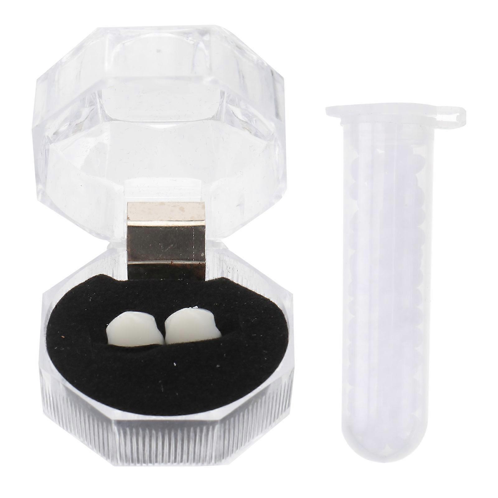 Ghost Denture Decoration Set for Party Prop 1Set Red Plastic Costume Accessory