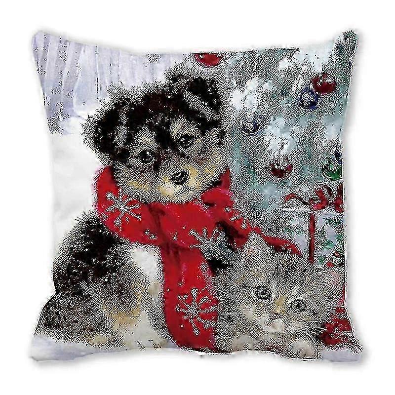 JiaWei Print Pillowcase Sofa Cushion Cover Design Style -1217 05j