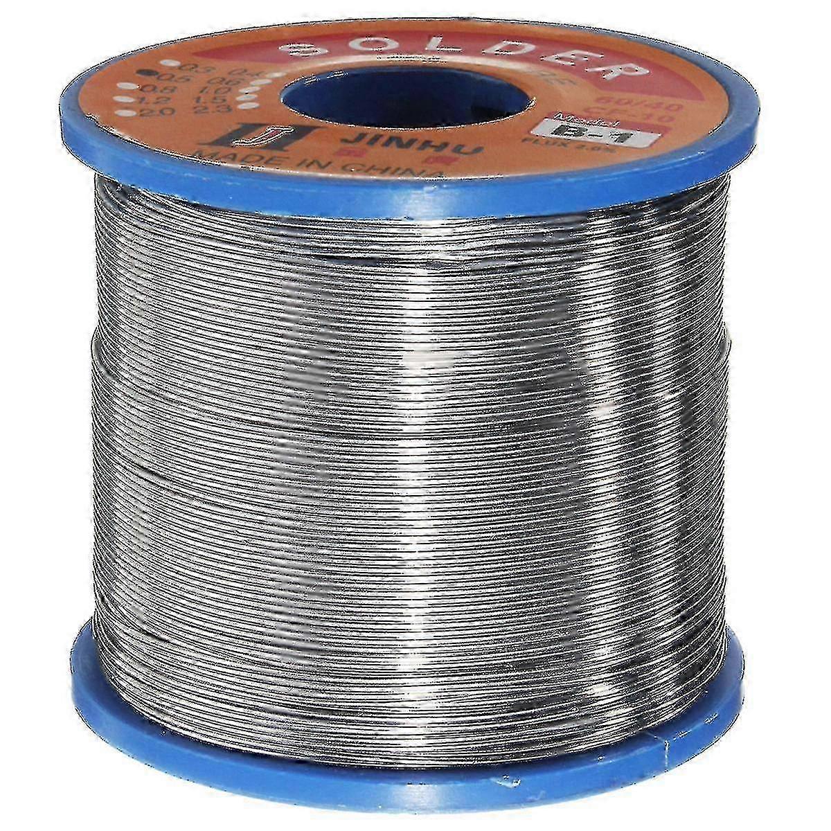 Rosin Core Flux Solder Wire, 0.8mm Diameter, 400g Tin Lead Alloy for Precision Soldering Projects
