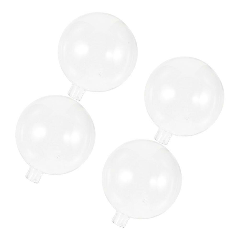 Glass Globe Lampshade for Lighting 16Pcs Clear Round Replacement Shade