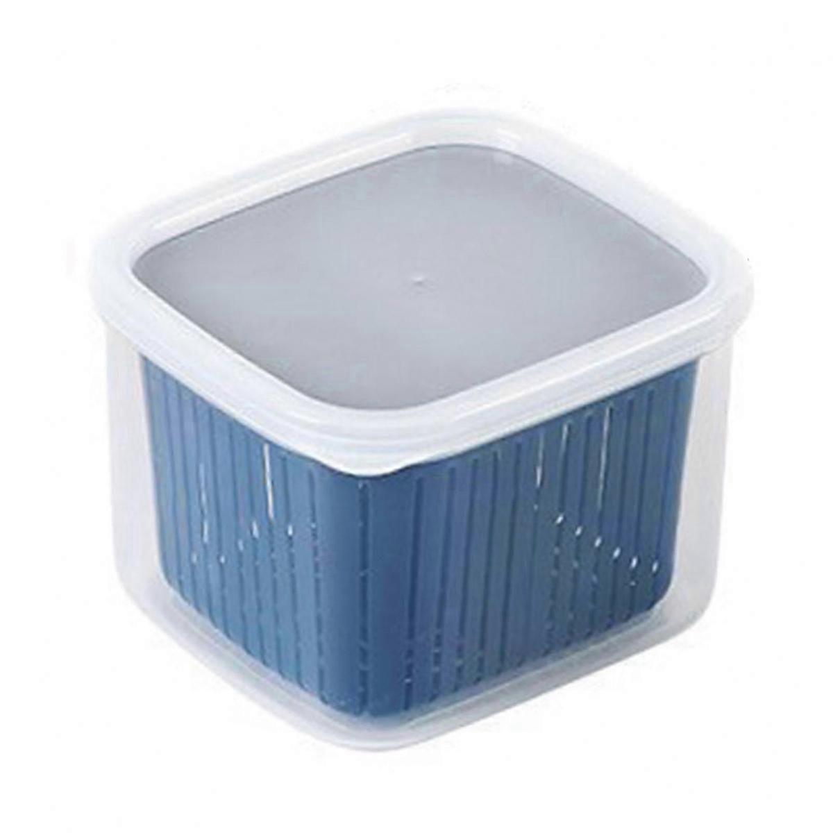 Fruits Vegetables Kitchen Canisters with Mesh Basket Removable Partition Board for Fruits Vegetables Produce