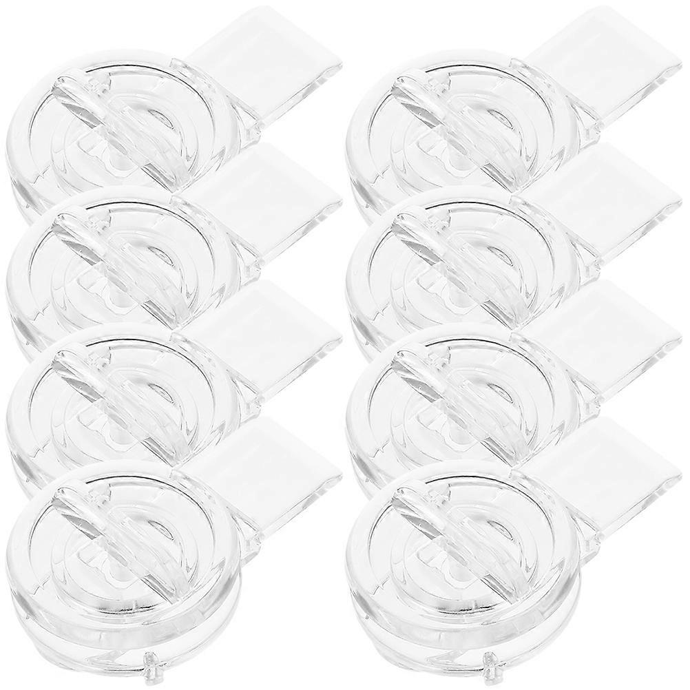 Clear Acrylic Hasp Buckle for Gift Box Home Repair Practical Design 24 Pcs