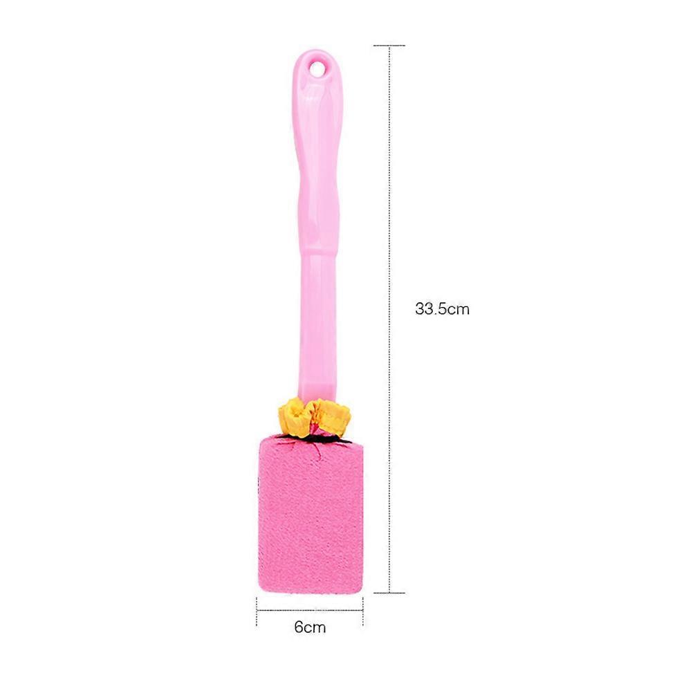 Exfoliating Bath Brush Long Handle Back Shower Brush For Adults 33.5*6cm Multi Color 1 Set