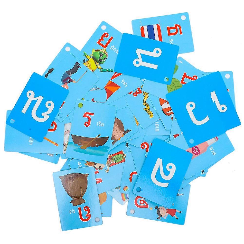 225 Pcs Flash Cards For Thai Vocabulary Building Suitable For Kindergarten Teachers Classroom Use Language Learning