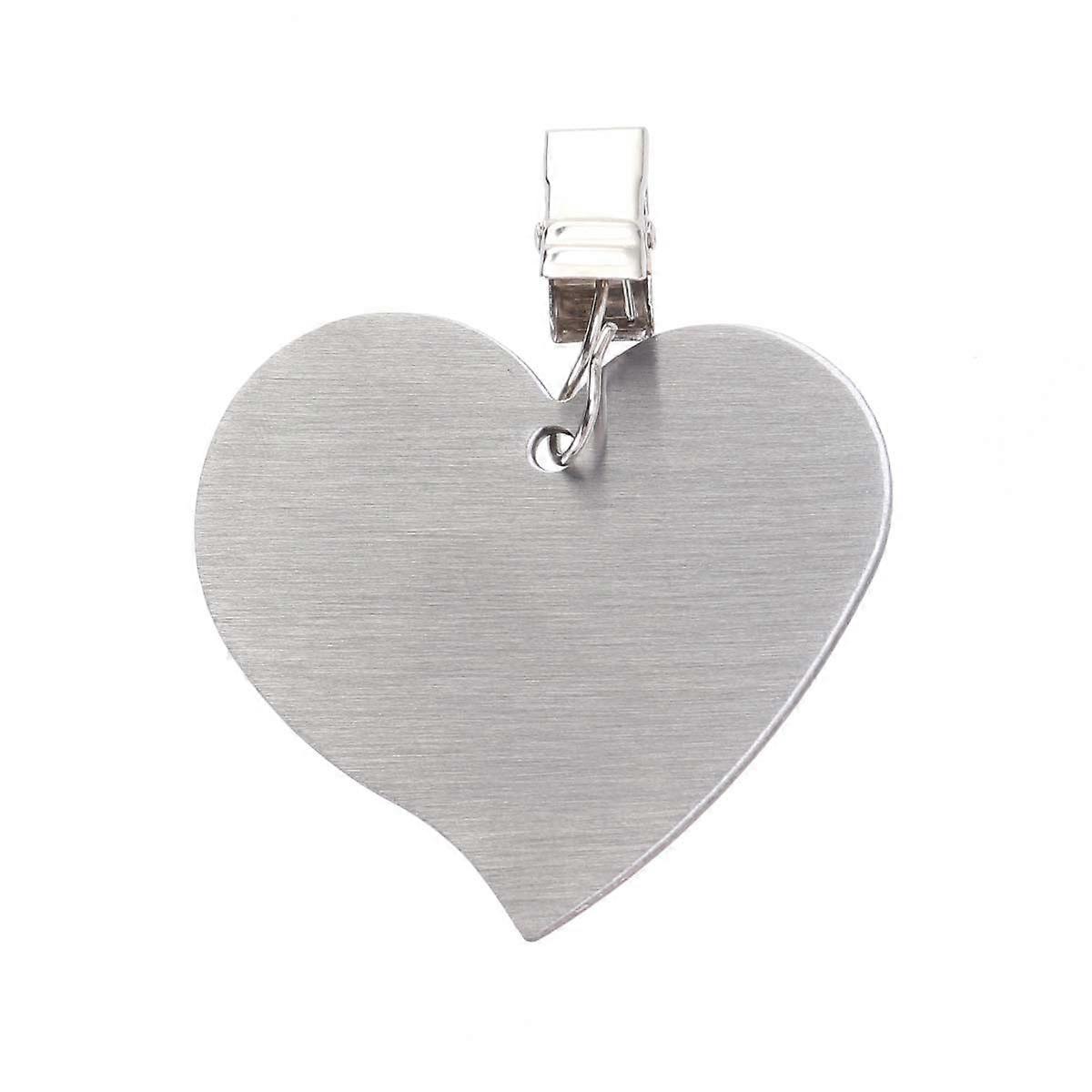 Table Cloth Clamps Stainless Steel Heart Shape Holders for 12Pcs Use