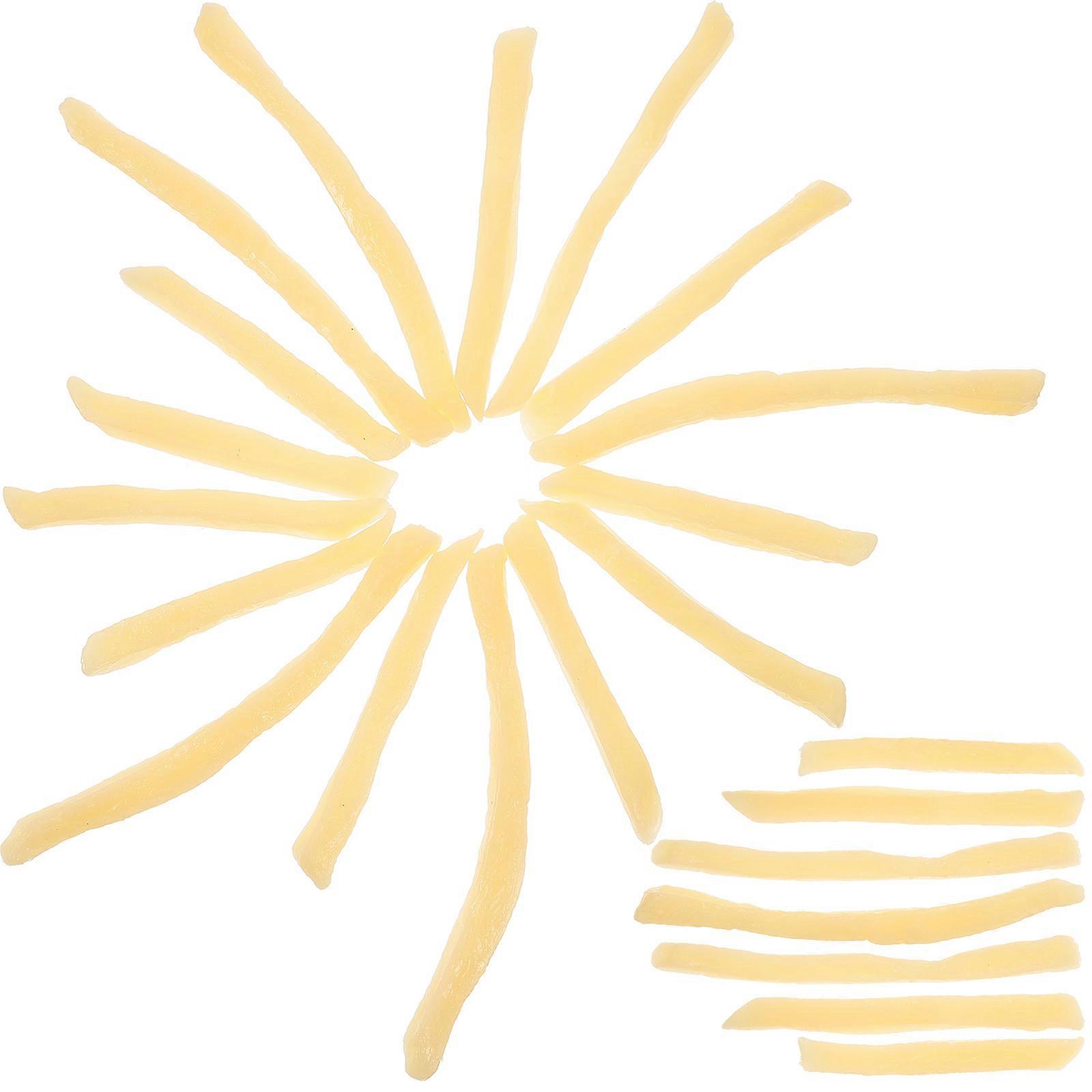Party Decoration Simulated Fries False Fries Props for Display 30Pcs
