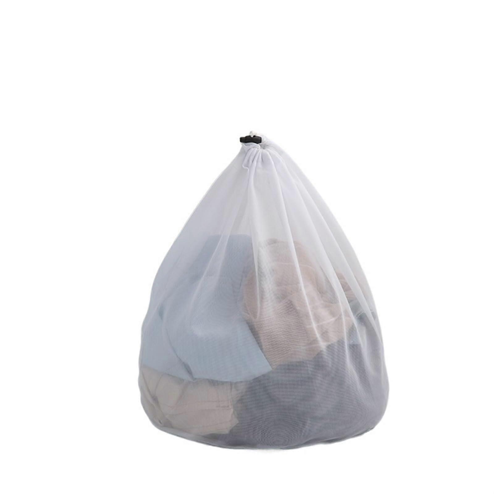 Mesh Laundry Wash Bag Coarse Net Drawstring Pouch 4Pcs Set Fine Mesh 40x50cm For Washing Machine