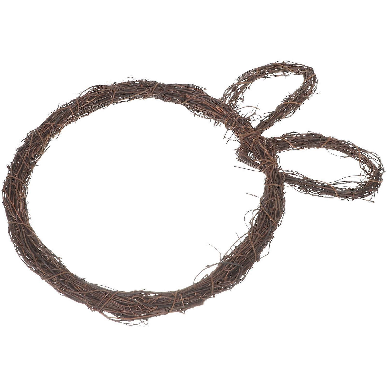 Rabbit Shape Garland Ornament For Home Decoration In Coffee Color With 5Pcs Design Perfect For Easter Thanksgiving Halloween And Christmas