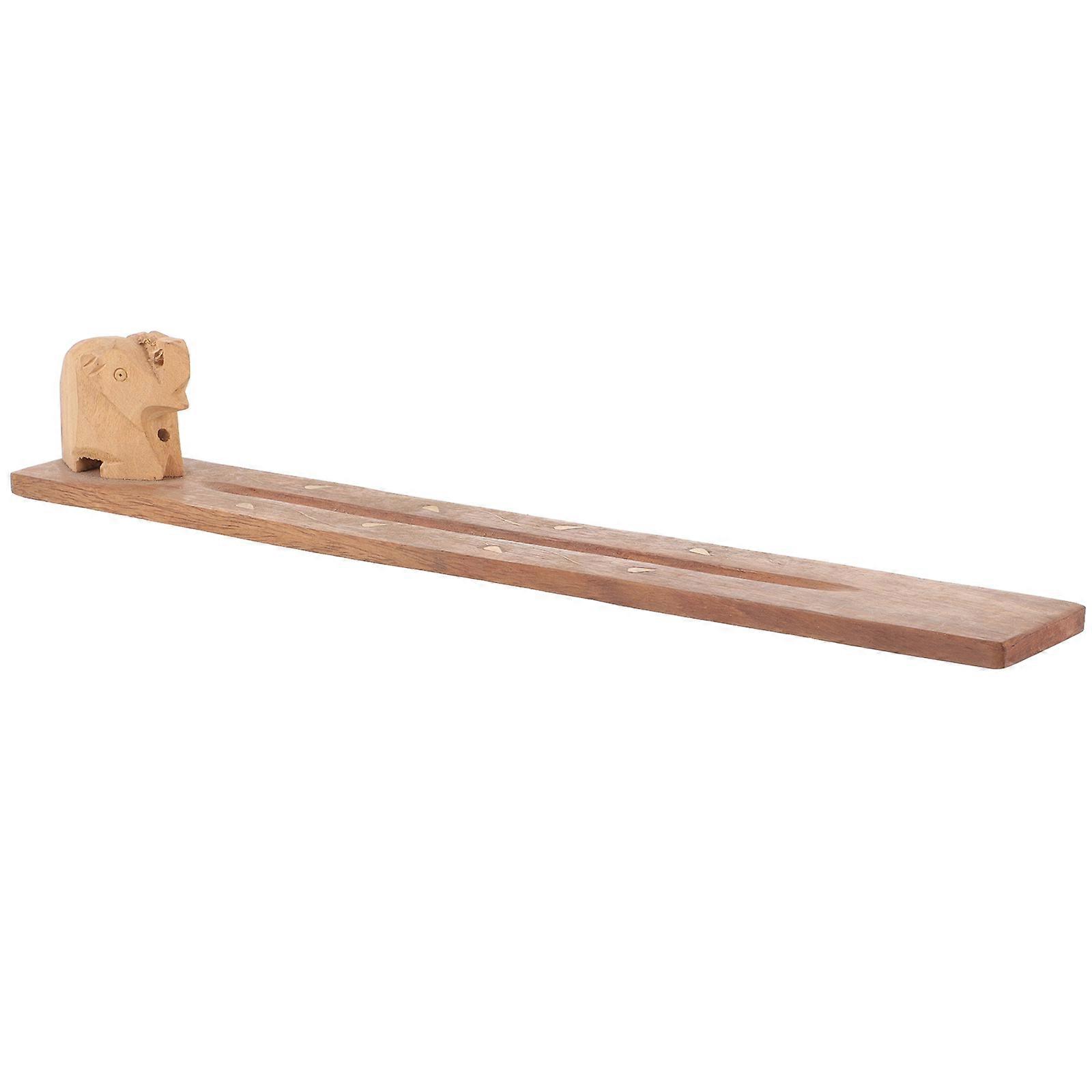 Decorative Elephant Incense Burner Stick Holder for Desktop 2Pcs