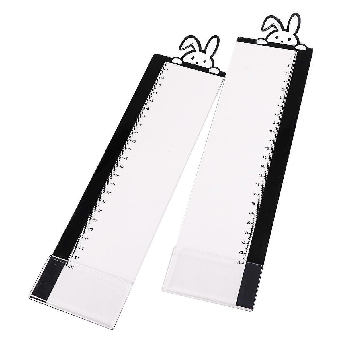 Monitor Side Panel Rabbit Design for Memo Storage 6Pcs Acrylic Board