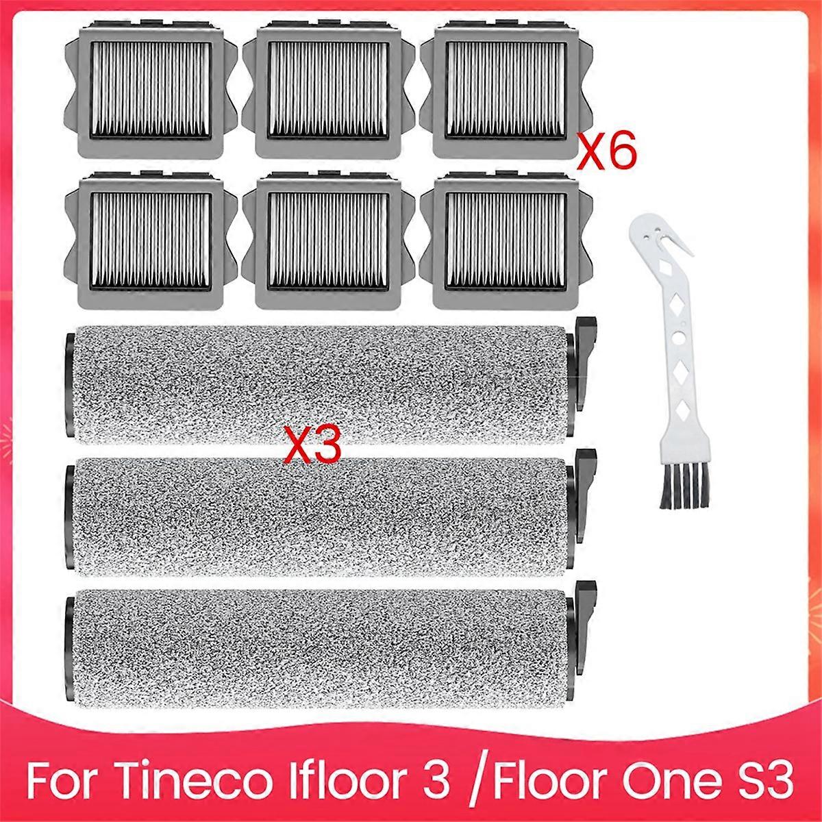 Vacuum Roller Brushes and Filter Replacement Parts for Ifloor 3 Series, Floor One S3 Series Parts