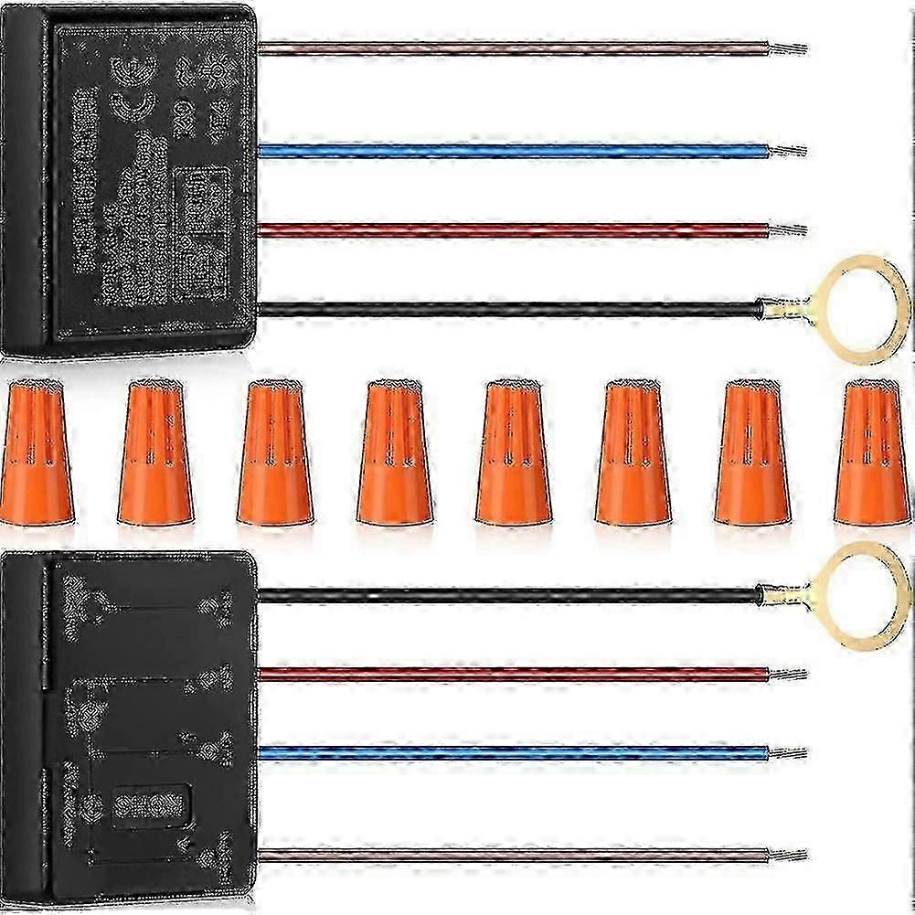 3-way Press Dimmer Switch 2 Pieces,desk Lamp Sensor Dimmer Repair Kit