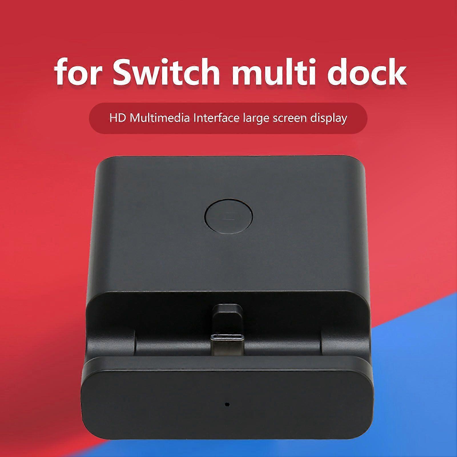 TV Docking Station Professional Efficient High Power Portable Charging Dock Replacement for Switch