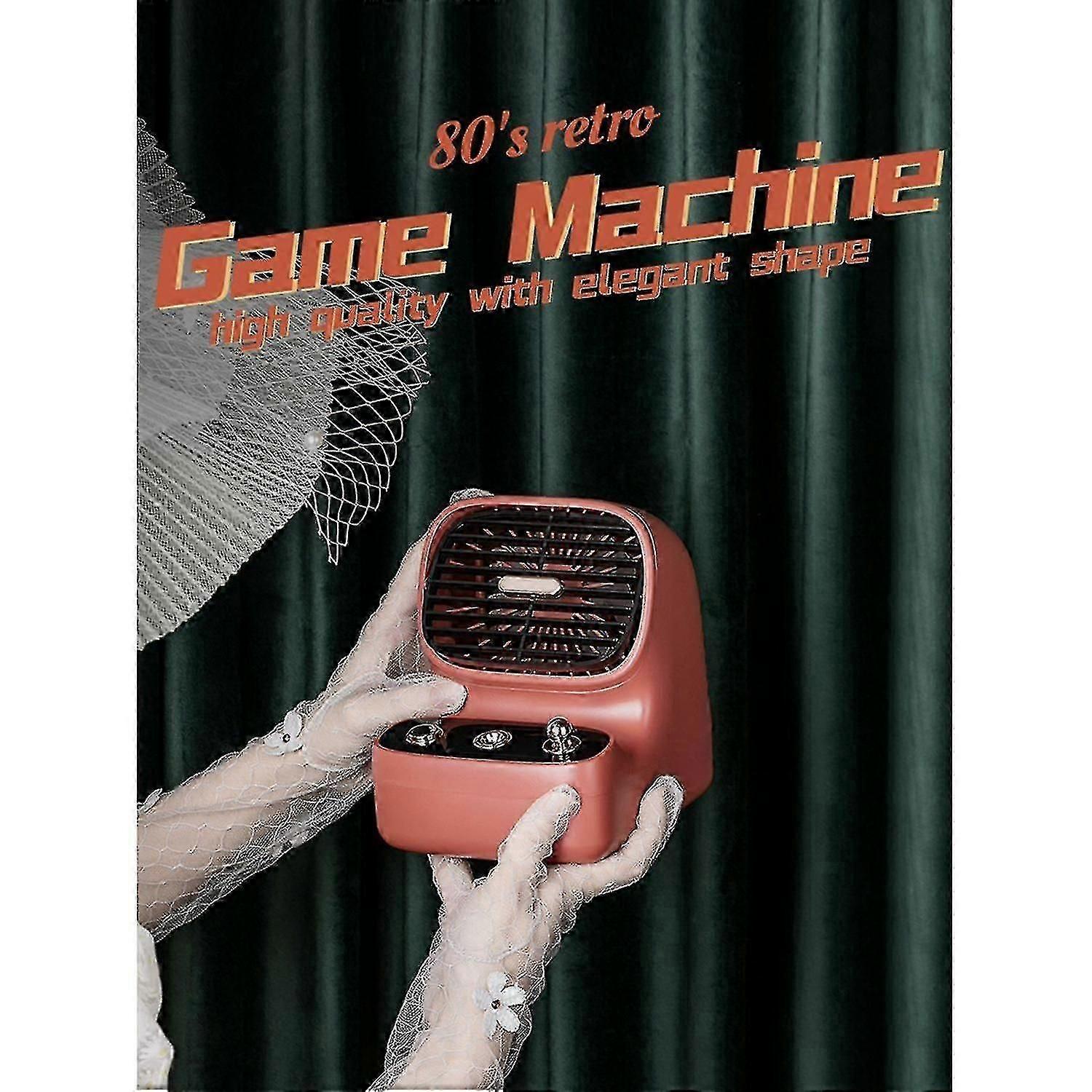 Retro USB Ing Fan Portable Mini Conditer - Rot