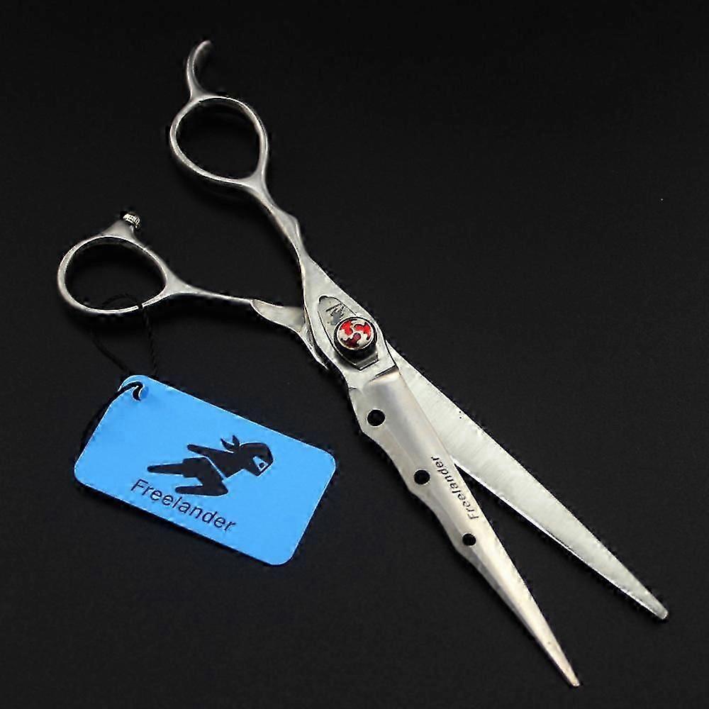 7" left handed hairdressing scissors matte left hand hair scissors for salon barber left cutting lefty thinning shears_c*