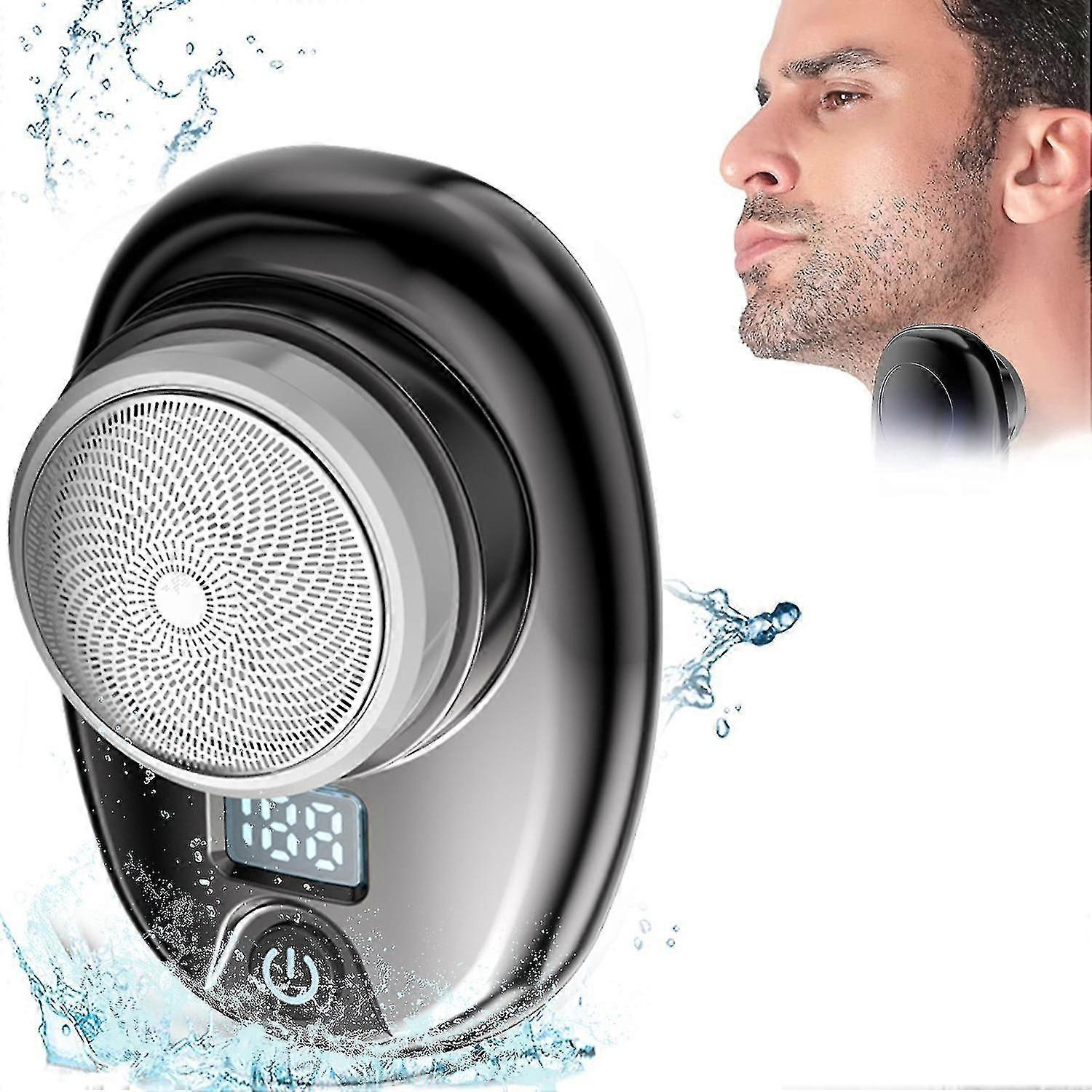 Mini Shavers For Men Cordless Electric Shaver Led Digital Display Usb Rechargeable Portable Electric Razor For Travel Car Home