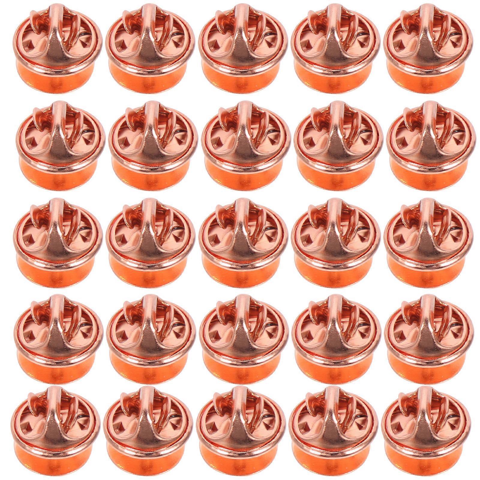 Rose Gold Clutch Pin Backs Locking Pin Backs for Pins Craft 150Sets