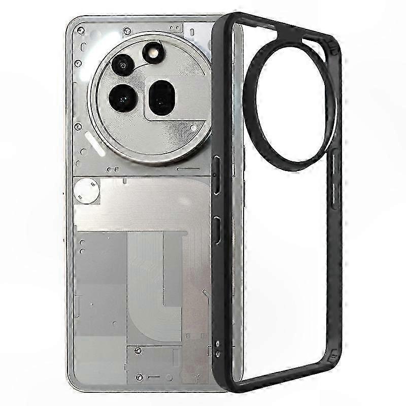Crystal Clear Hybrid TPU and PC Phone Case with Frosted Finish