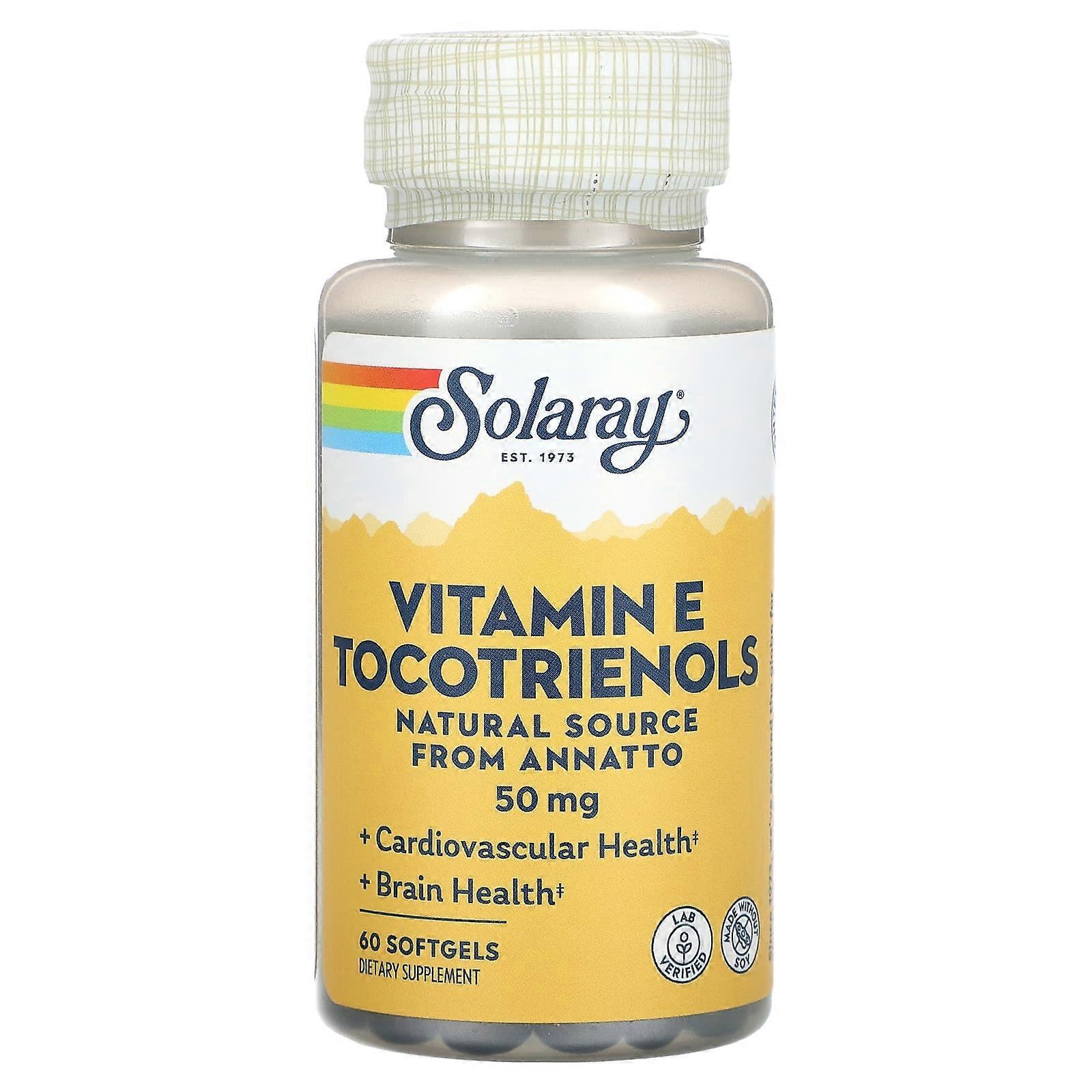 Vitamine E Tocotrienols, 50 mg, 60 Softgels