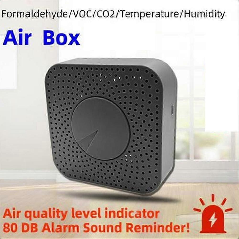 Tuya Zigbee Smart Air Quality Monitor CO2 Meter Carbon Dioxide Detector Voc Formaldehyde Auto Alarm