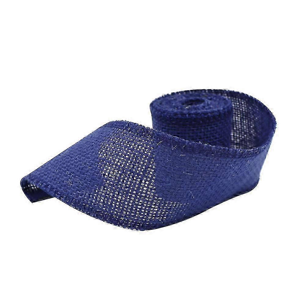 Rustic Natural Jute Hessian Burlap Ribbon Roll 2m Length for Sewing, DIY Craft Projects