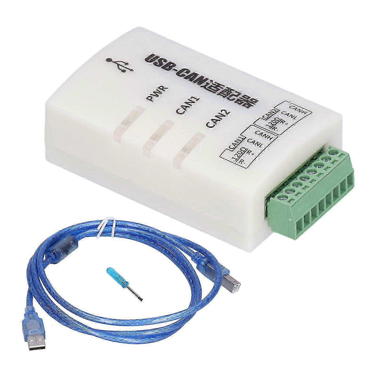 CAN USB Adapter Dual Channel Automatic CAN Bus Analyzer Intelligent Converter Debugger J1939