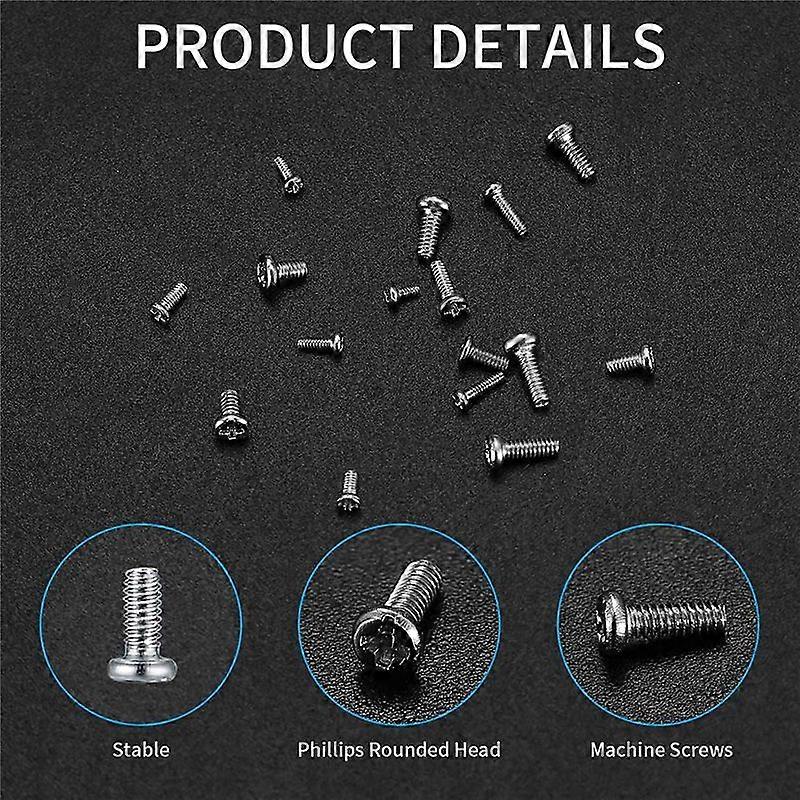 800 Pc Tiny Screws for Electronics,Small Mini Pan Head Machine Screws