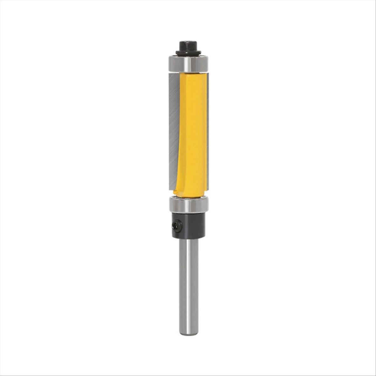 1/2 6mm Shank Flush Trim Router Bit with Double Bearing Router Bit Drill Tool for Wood Formwork Patt