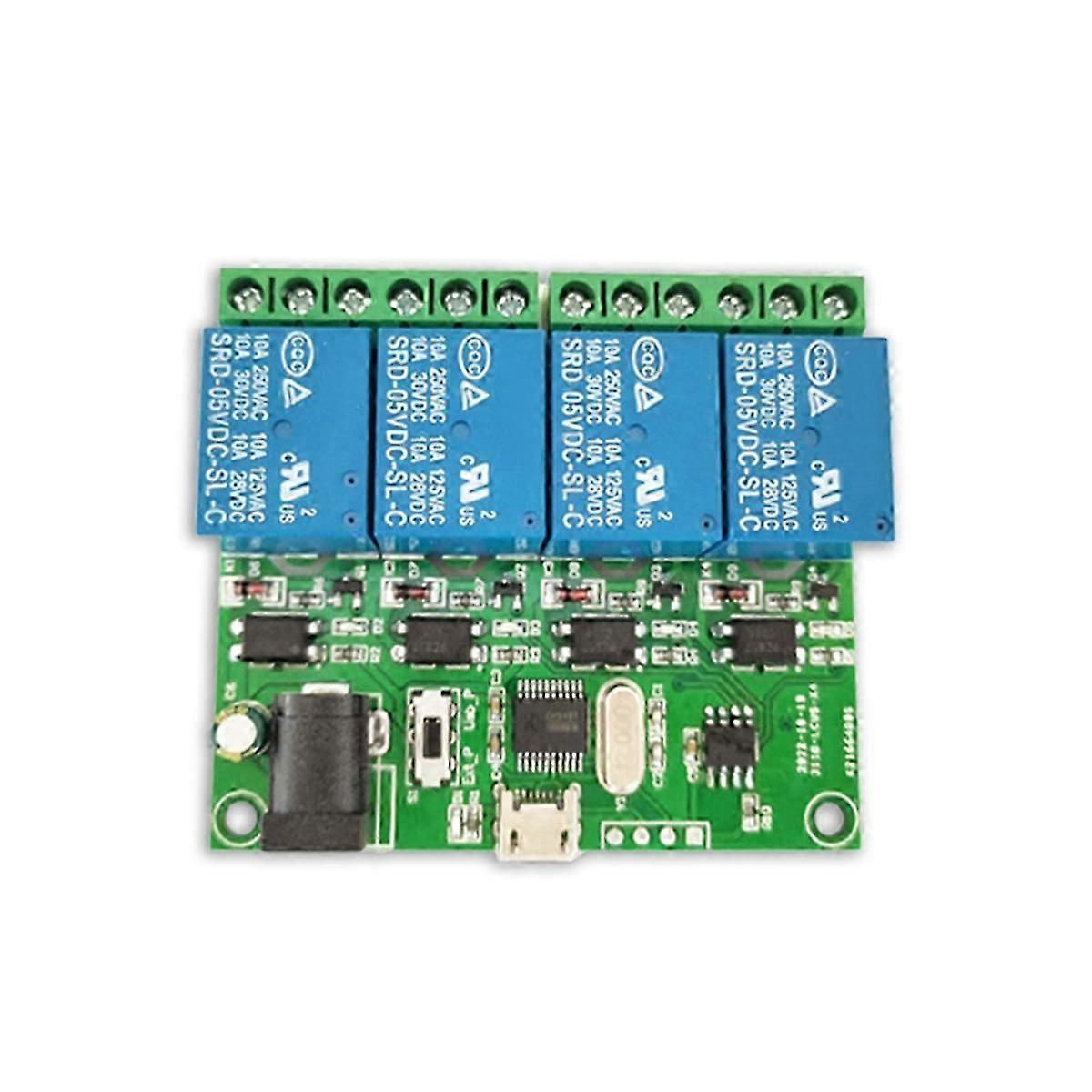LCUS-4 4 Channel USB Relay Module Smart Switch Intelligent Control Switch Control Relay Smart Switch