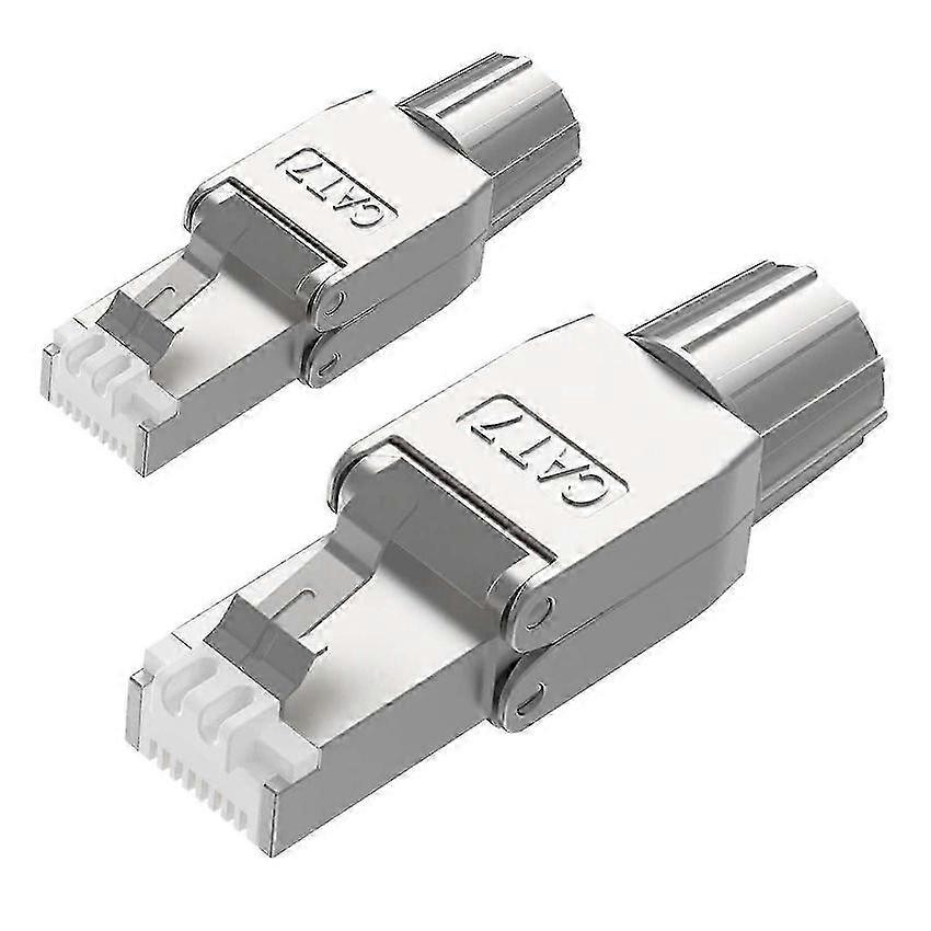 CAT7 RJ45 Tool Free Shielded Modular Plug for Network Cable Installation