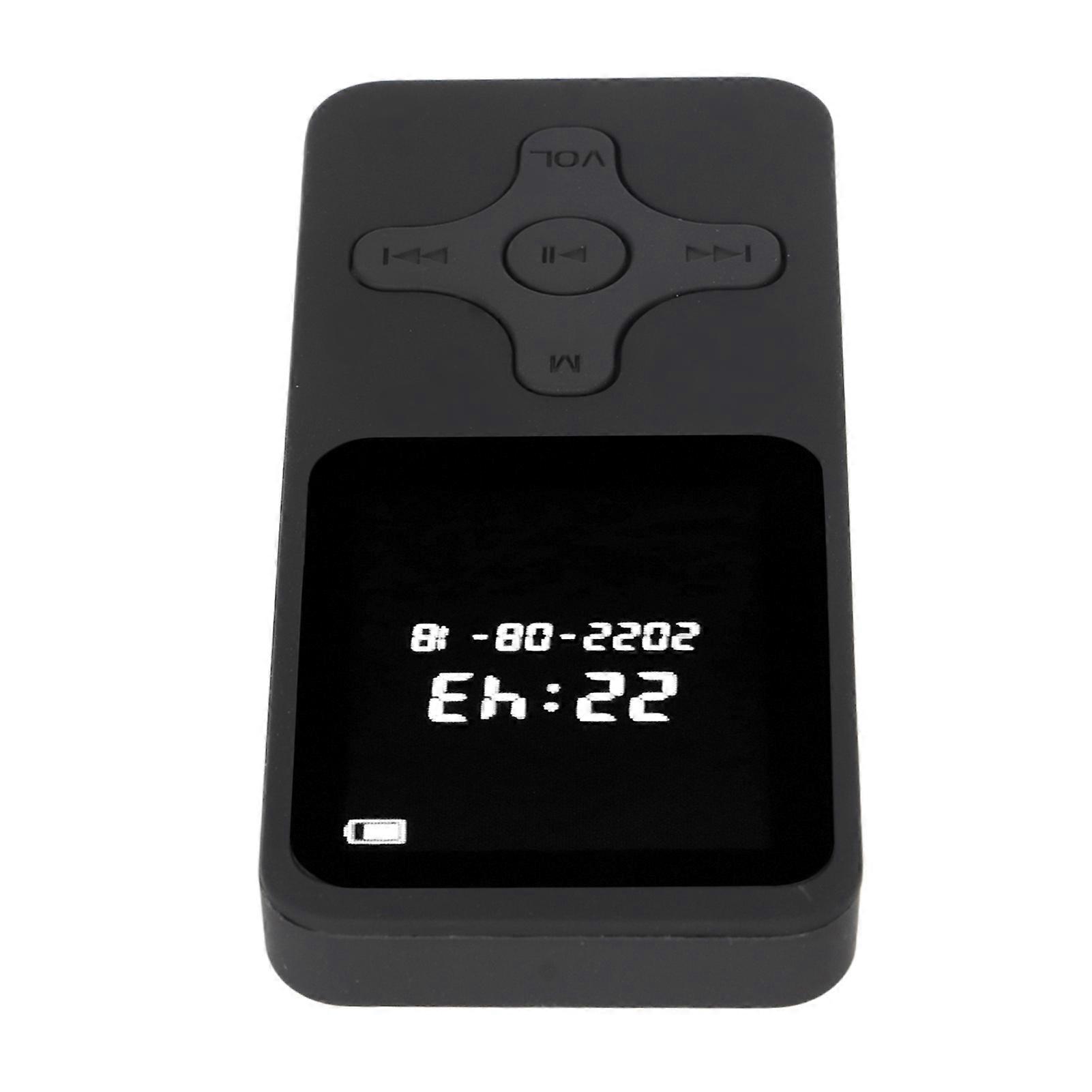 MP3 MP4 Player Bluetooth 5.0 Ultra Thin Digital LCD 1.77 Inch Screen HD Speaker FM Radio Portable HiFi Music Player Without Memory Card 