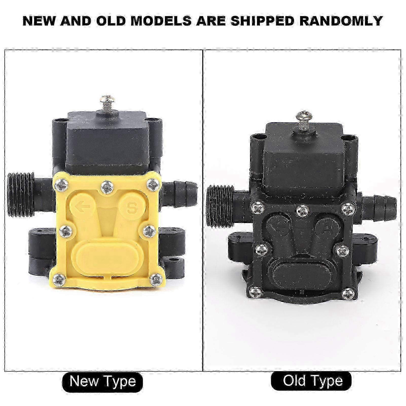 12V Diaphragm Pressure Pump Type C, 7x7.5x5.5cm, Durable Plastic