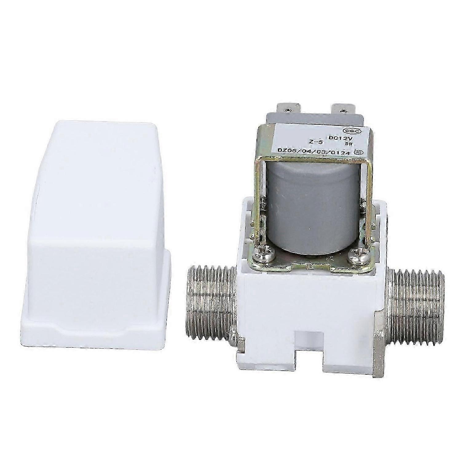 صمام وحيد كهربائي مائي 1/2 بوصة منفذ الخيط النحاس مدخل المياه صمام وحيد DC12V