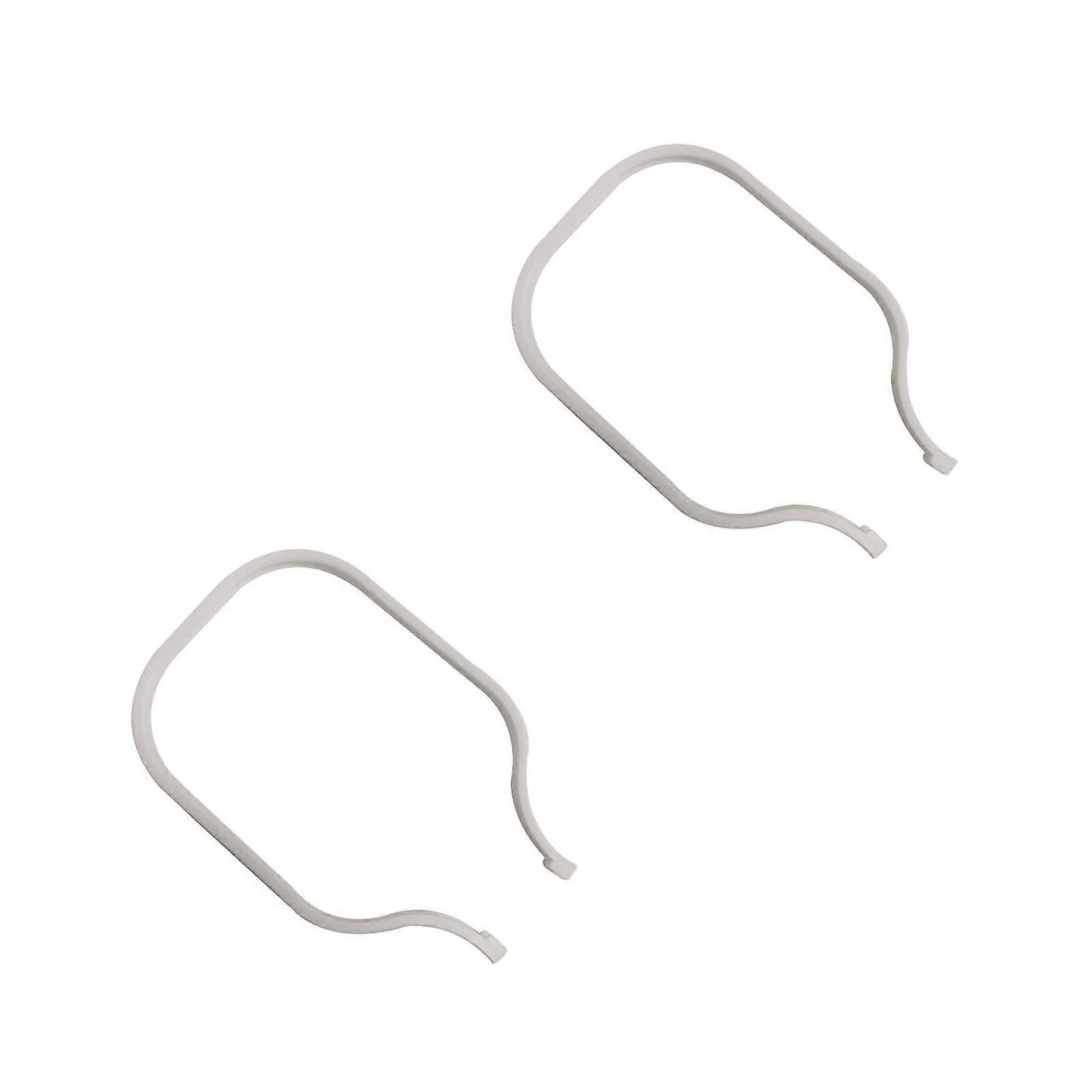 High Elasticities Silicones Training Racket Edge Protector Durability Strips For Enhances Grip And Impact Resistance  White