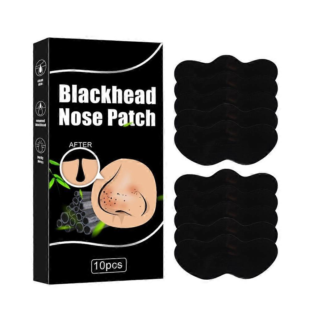 Professional Blackhead Removal Pore Strips 10 Pcs Deep Cleansing Nose Peel For Clear Smooth Skin